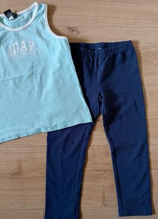 Набор для девочки лосины s.oliver + майка gap/комплект одежды