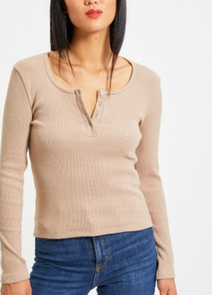 Кофта лонгслів рубчик