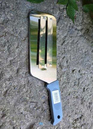 Нож для шинковки капусты unique 28х8см
