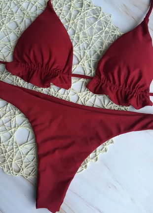 Раздельный купальник шторка 4 цвета  79/11со