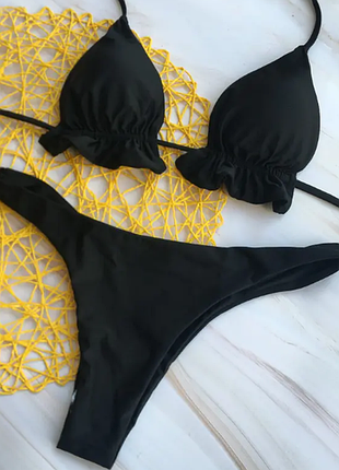 Раздельный купальник шторка 4 цвета  79/11со