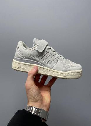 Кроссовки женские adidas forum 84 low grey premium