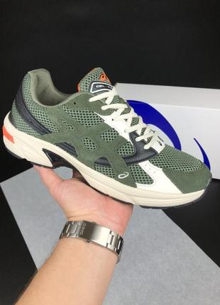 Мужские кроссовки asics gel-1130 green ассикс зеленого цвета