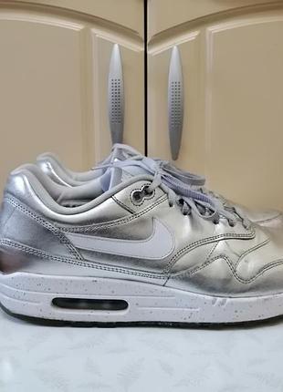 Кросiвки nike air max 1 silver  на стопу 29 см