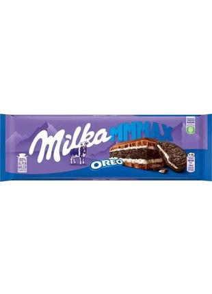 Шоколад молочний milka oreo 300 г (7622210240200)