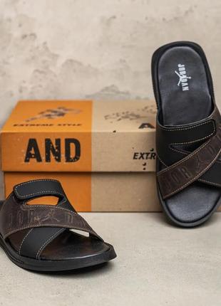 Шльопанці натуральна шкіра