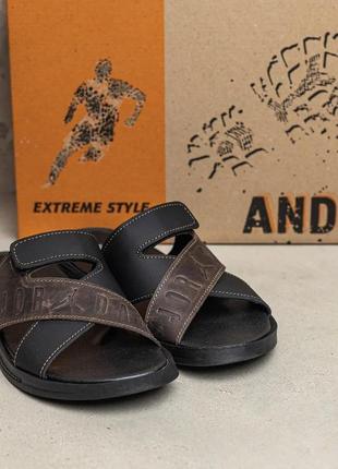 Шльопанці натуральна шкіра