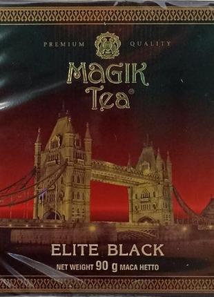 Чай чорний magik tea elite black листовий 90 г (4820149481340)