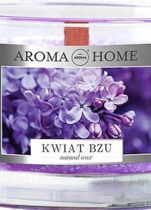 Ароматизированная свеча из натурального воска aroma home kwiat bzu 115 г (5902846836667)