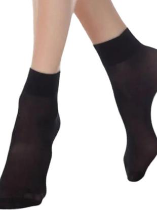 Носки капронові жіночі шугуан чорні (6938347501284)