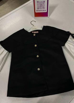 Блуза chanel чорна
