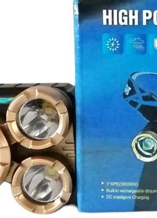 Фонарик налобный night power headlamp зарядное устройство (62851)
