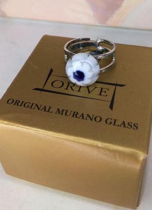 Женское кольцо murano glass orive, муранское стекло
