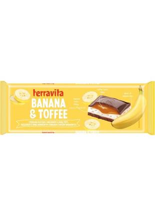 Шоколад terravita banana & toffee 235 г (5900915030480)