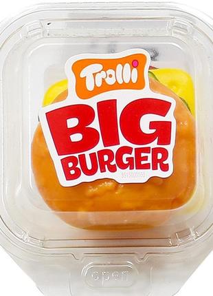 Зефір маршмеллоу trolli big burger 50 г (4000512008903)