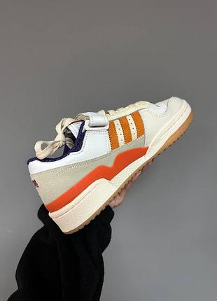Кроссовки женские adidas forum low 84 purple orange5 фото