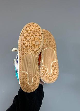 Кроссовки женские adidas forum low 84 purple orange9 фото