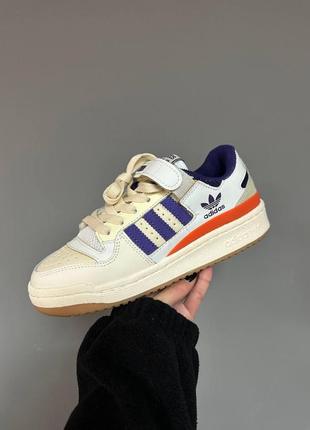 Кроссовки женские adidas forum low 84 purple orange2 фото