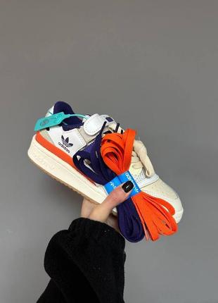 Кроссовки женские adidas forum low 84 purple orange8 фото