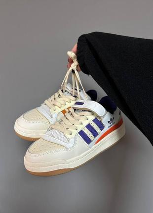 Кросівки жіночі adidas forum low 84 purple orange