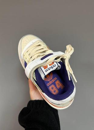Кроссовки женские adidas forum low 84 purple orange6 фото