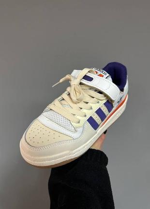 Кроссовки женские adidas forum low 84 purple orange3 фото