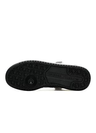 Кроссовки женские adidas forum low white black new3 фото