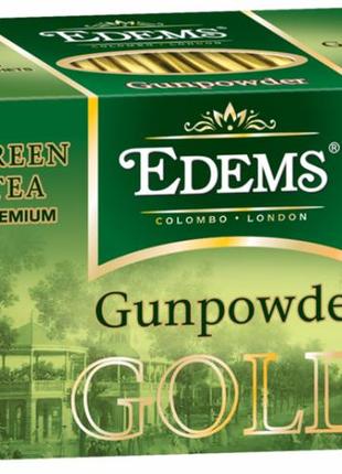 Чай зелений edems ганпаудер gold 50 г 25 пакетиків (4792055005791)