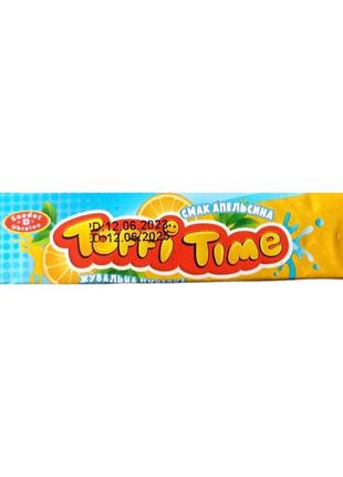 Жевательные конфеты toffi time вкус апельсина 20 г (48210461)