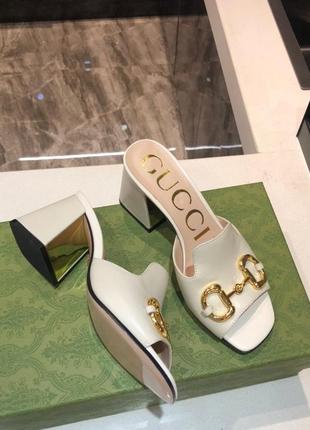 Босоножки сабо брендовые gucci2 фото