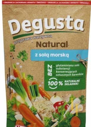 Приправа degusta natural з морською сіллю 150 г (5902994005175)