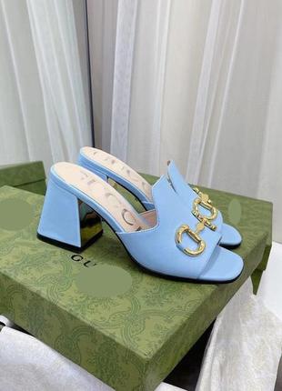 Босоножки сабо брендовые gucci4 фото