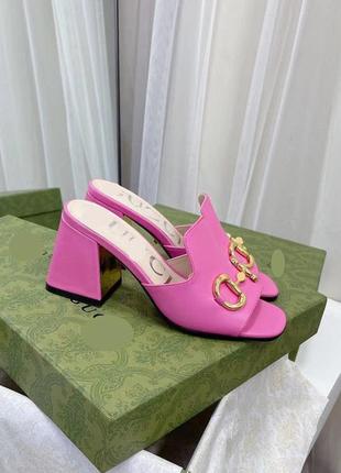 Босоножки сабо брендовые gucci5 фото