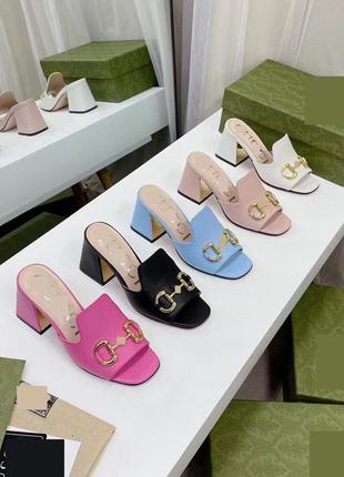 Босоножки сабо брендовые gucci6 фото