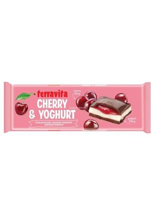 Шоколад terravita cherry & yoghurt 235 г (5900915027558)