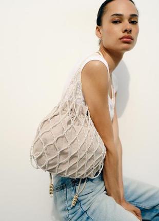 Сумочка, сумочка зара, яскрава сумочка зара, сумочка з перлами зара