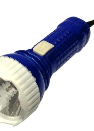 Ліхтарик з батарейками led flashlight ygd-1718 3*lr44 (6912358742461)
