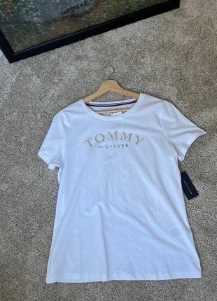 Tommy hilfiger, футболка жіноча, бавовна. оригінал, нова з бірками.