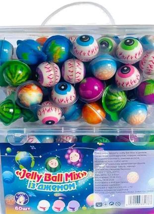 Желейки с джемом jelly ball mix 10 г (6971066331787)