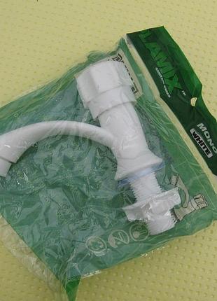 Монокран кран на одну воду для кухни, умывальника, для холодной воды на дачу