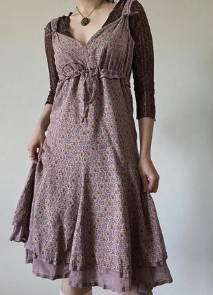 Вінтажна бавовняна сукня від nile