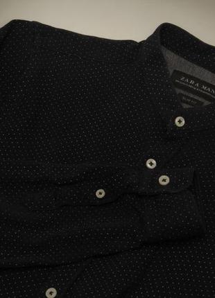 Zara man рр s сорочка з бавовни dotted