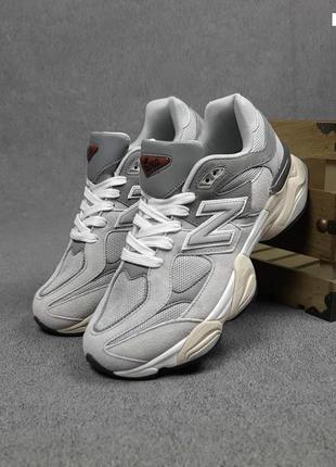 Жіночі кросівки new balance 9060 grey нью беланс сірого кольору