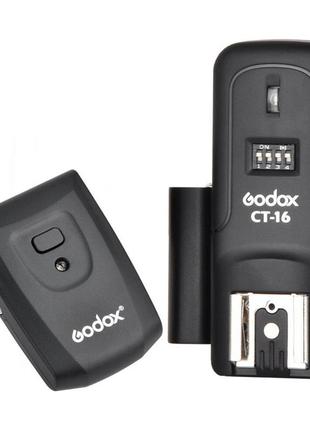 Радіосинхронізатор godox ct-16 для canon, nikon, sony, pentax