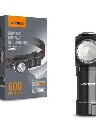 Портативний світлодіодний ліхтарик videx vlf-a055h 600lm 5700k
