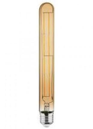 Лампа винтажная светодиодная (ретро) "rustic tube - 8" 8w filament led 2200к e27