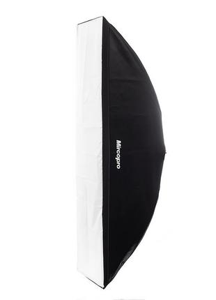 Софтбокс-стрип mircopro sb-030 35x140 см для студійних спалахів (байонет bowens)