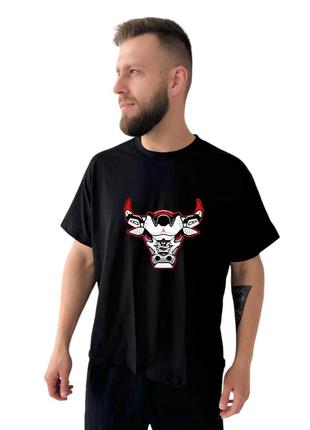 Мужская футболка "bull" черная
