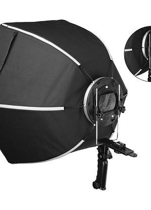 Софтбокс mircopro eb-068 50 см гексабокс для накамерных вспышек