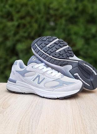 Мужские кроссовки new balance 993 grey 49 беланс серого цвета5 фото